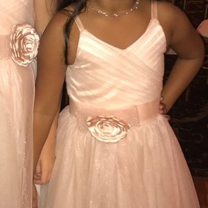 Blush Colored Tulle Dress for Little Girl